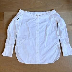 Rag & Bone Off The Shoulder White Kacy Top - XS